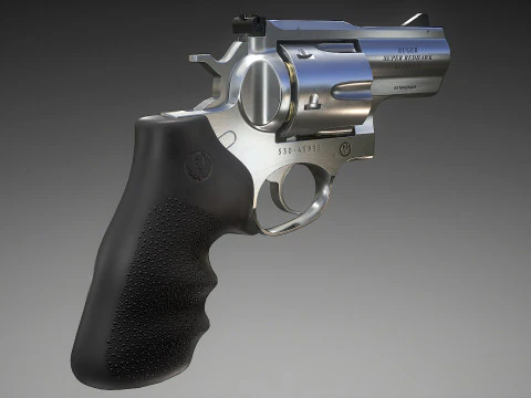Ruger Super Redhawk Alaskan 3D Modell