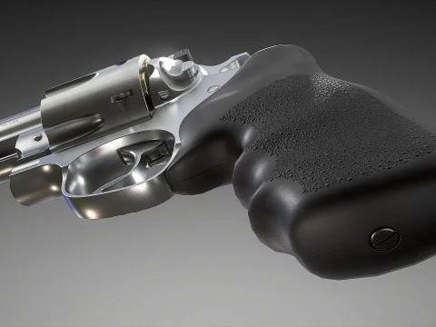 Ruger Super Redhawk Alaskan 3D Modell