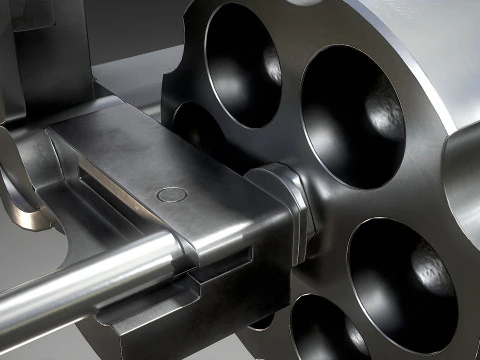 Ruger Super Redhawk Alaskan 3D Modell