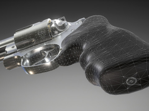 Ruger Super Redhawke Alaskan 3D Model
