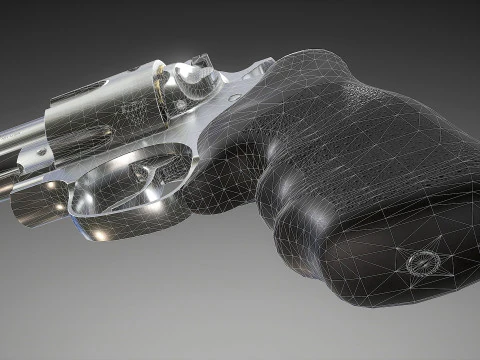 Ruger Super Redhawk Alaskan 3D Modell