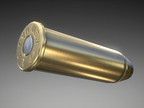 Ruger Super Redhawke Alaskan 3D Model