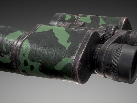 Camouflage Binoculars 3D 模型