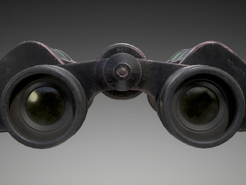 Camouflage Binoculars 3D 模型