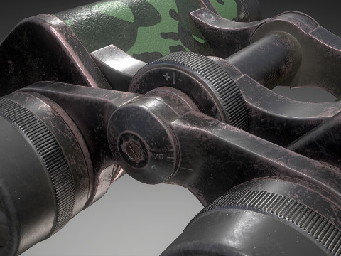 Camouflage Binoculars 3D 模型
