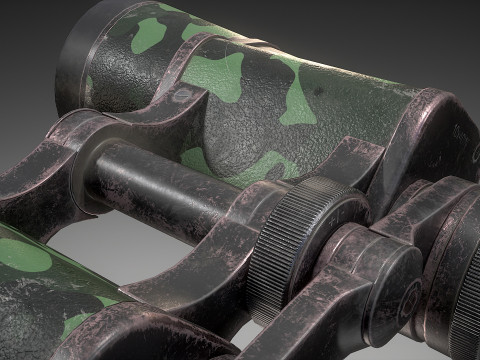 Camouflage Binoculars 3D 模型