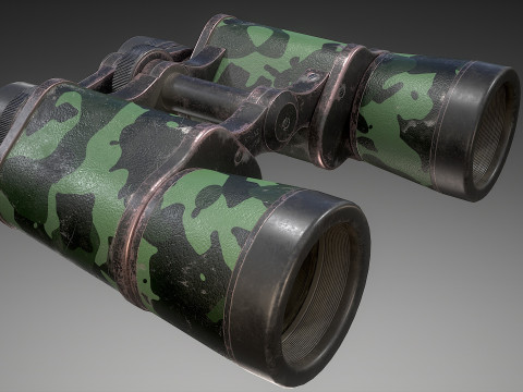 Camouflage Binoculars 3D 模型