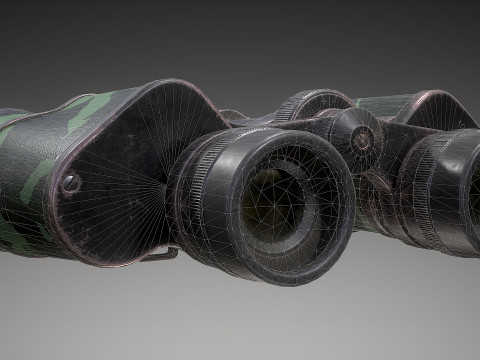 Camouflage Binoculars 3D 模型