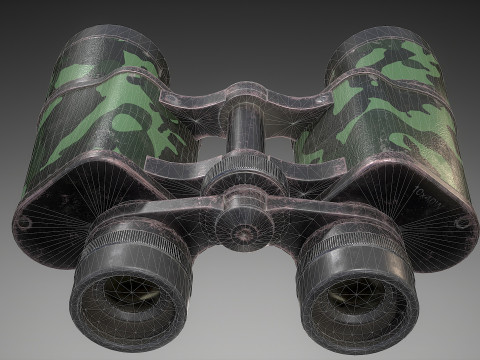 Camouflage Binoculars 3D 模型