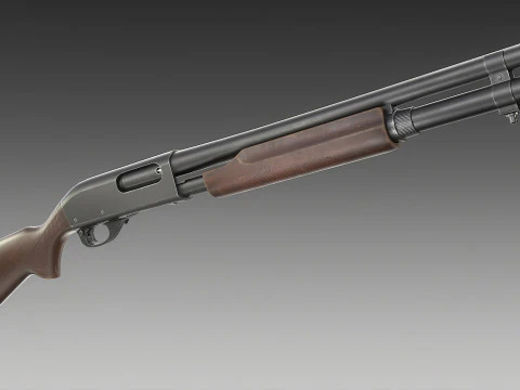 Espingarda Remington 870 Modelo 3D