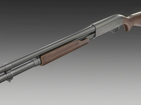 Espingarda Remington 870 Modelo 3D