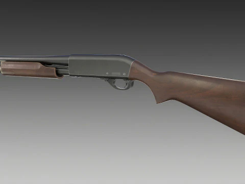 Espingarda Remington 870 Modelo 3D