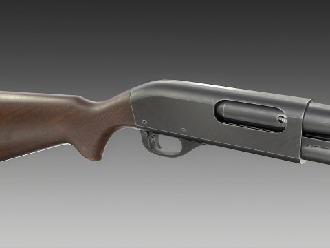 Remington 870 Shotgun 3D Model