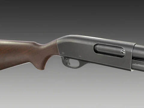 Espingarda Remington 870 Modelo 3D