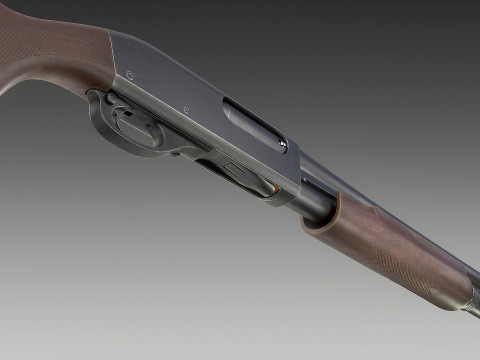 Remington 870 Shotgun 3D Model