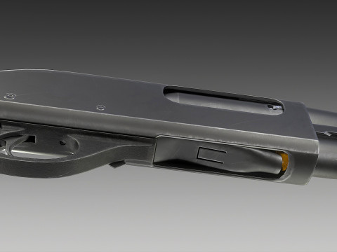 Remington 870 Shotgun 3D Model
