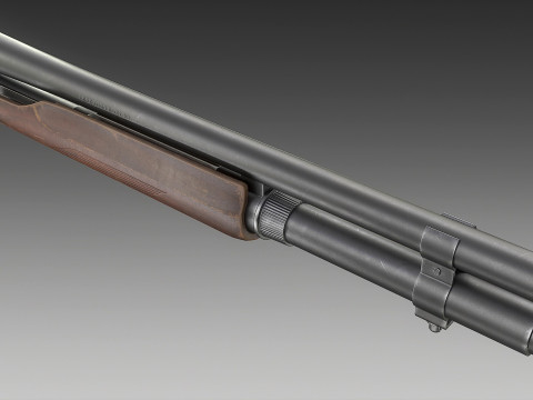 Remington 870 Shotgun 3D Model