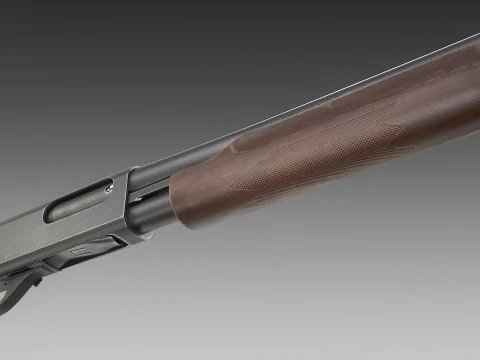 Espingarda Remington 870 Modelo 3D