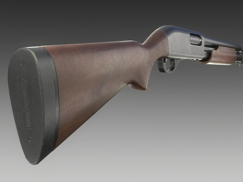 Remington 870 Shotgun 3D Model