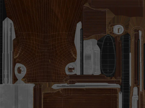 Espingarda Remington 870 Modelo 3D