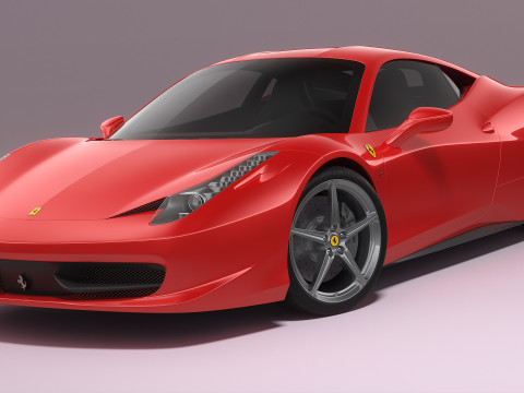 Ferrari 458 Italia 3D Model