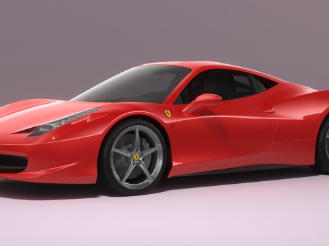 Ferrari 458 Italia 3D Model