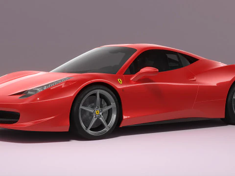 Ferrari 458 Italia 3D Model
