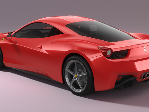 Ferrari 458 Italia 3D Model