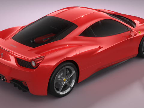 Ferrari 458 Italia 3D Model