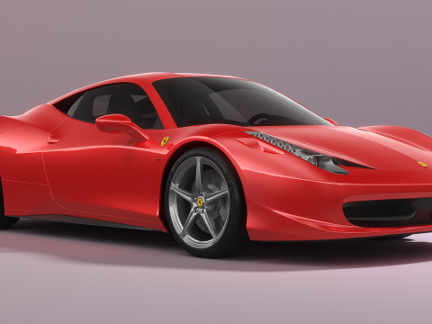 Ferrari 458 Italia 3D Model