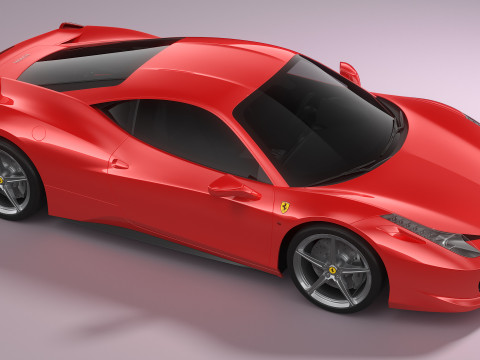Ferrari 458 Italia 3D Model