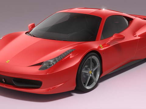 Ferrari 458 Italia 3D Model