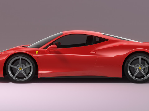 Ferrari 458 Italia 3D Model