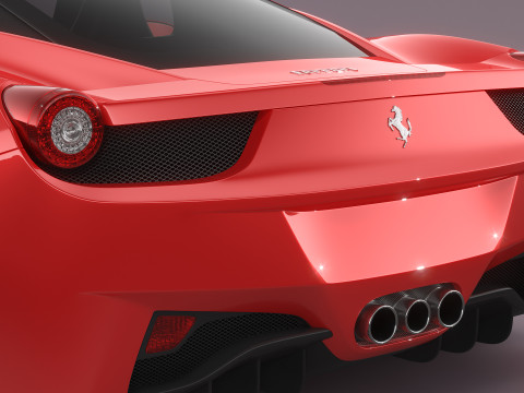 Ferrari 458 Italia 3D Model