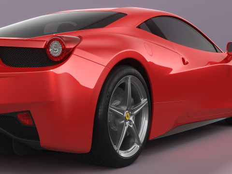 Ferrari 458 Italia 3D Model