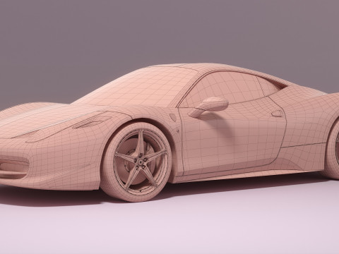 Ferrari 458 Italia 3D Model