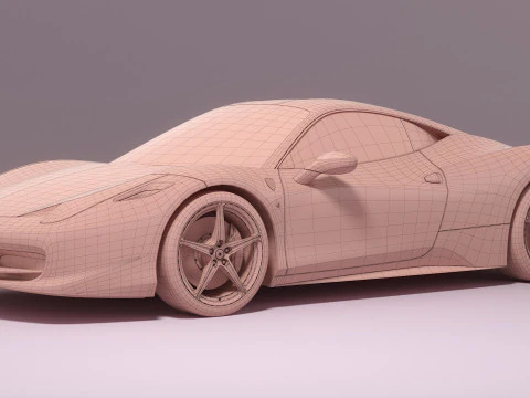 Ferrari 458 Italia 3D Model