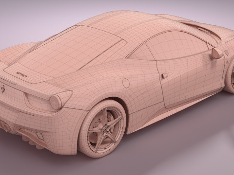Ferrari 458 Italia 3D Model
