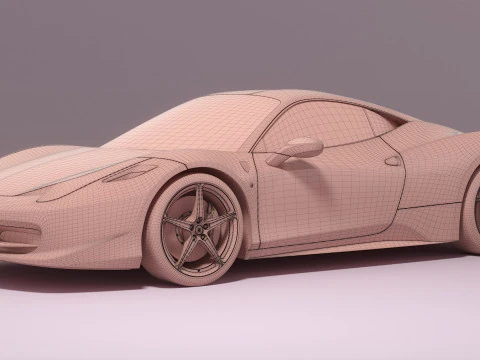 Ferrari 458 Italia 3D Model