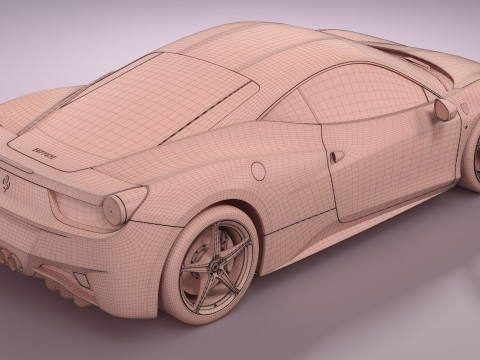 Ferrari 458 Italia 3D Model