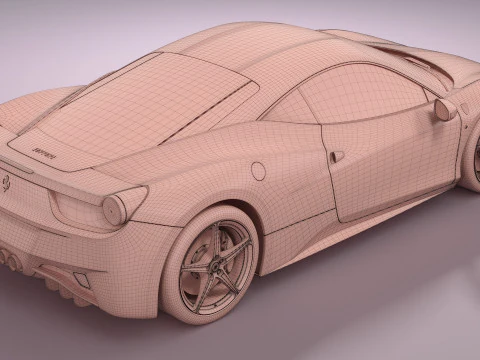 Ferrari 458 Italia 3D Model