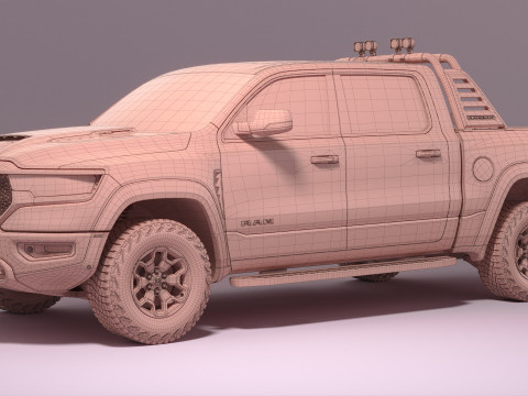 2024 Ram 1500 TRX 3D Модель