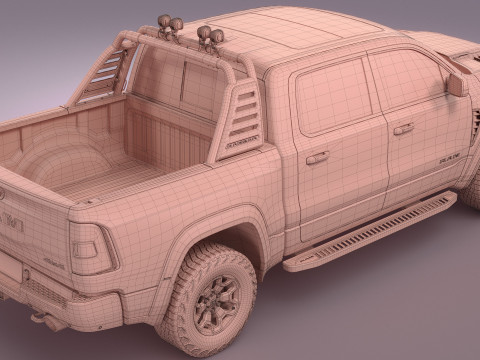 2024 Ram 1500 TRX 3D Модель