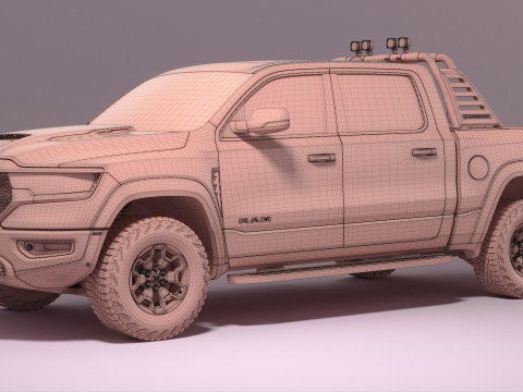 2024 Ram 1500 TRX 3D Модель