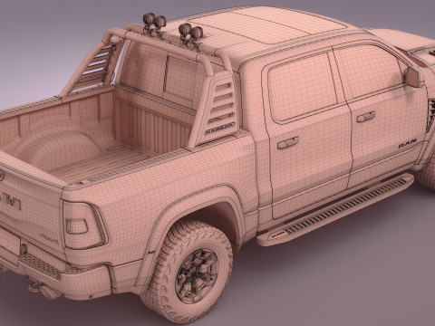 2024 Ram 1500 TRX 3D Модель