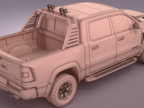 2024 Ram 1500 TRX 3D Model