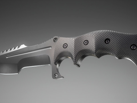 Tactical Combat Knife Modelo 3D
