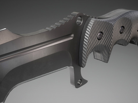 Tactical Combat Knife Modelo 3D