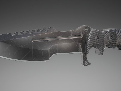 Tactical Combat Knife Modelo 3D