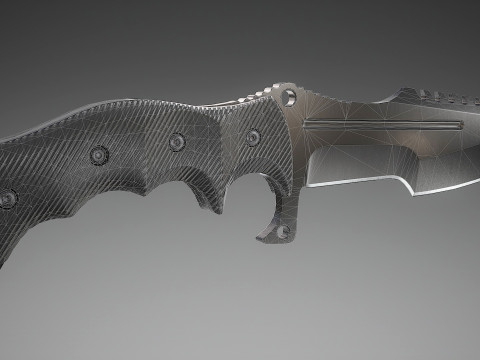 Tactical Combat Knife Modelo 3D